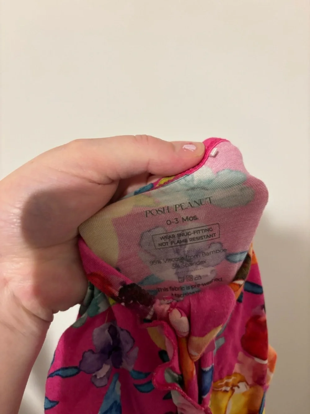 Posh Peanut Floral Footie Pajamas 2-Pack Baby Girl 0-3 Months